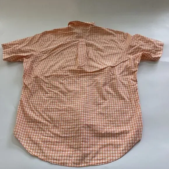 Mens Polo Ralph Lauren Shirt Large Classic Fit Checkered Button PONY Logo Preppy - Picture 4 of 9